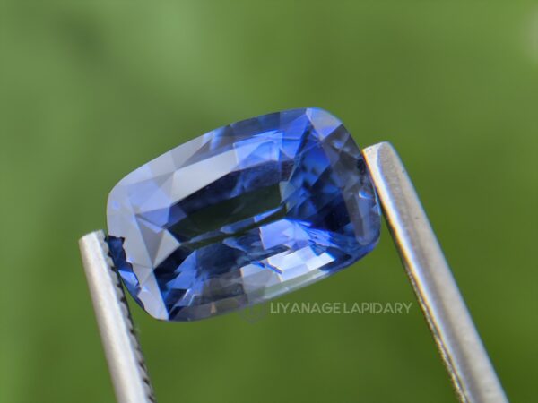 Ceylon Blue Sapphire Cushion Cut Gemstone