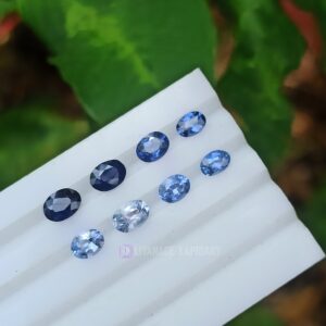 Ceylon Blue Sapphire Faceted Oval Collection