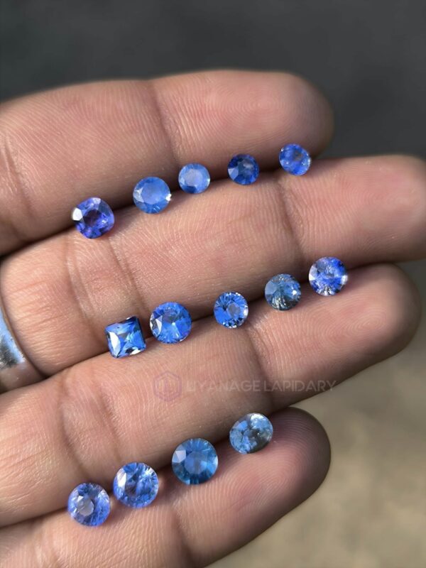 Ceylon Blue Sapphire Round Collection