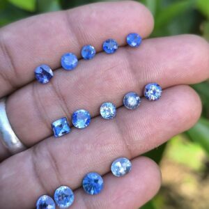 Ceylon Blue Sapphire Round Collection