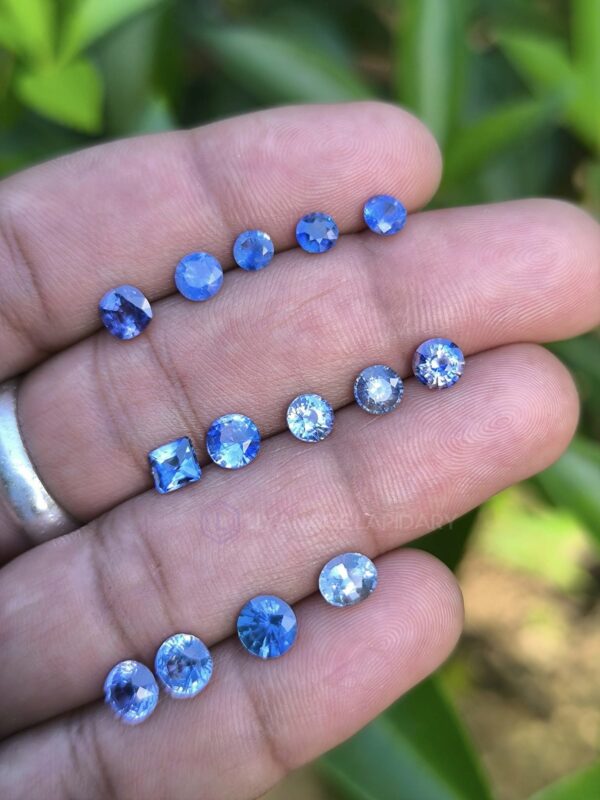 Ceylon Blue Sapphire Round Collection