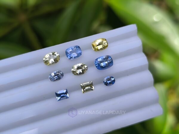 Ceylon Natural Blue & Yellow Sapphire Collection