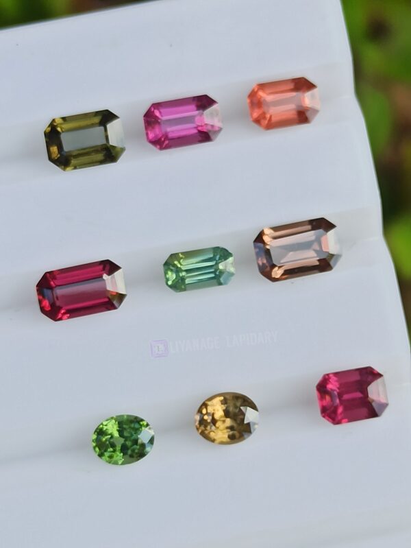 Ceylon Natural Garnet, Zircon, and Chrysoberyl Stones