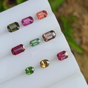 Ceylon Natural Garnet, Zircon, and Chrysoberyl Stones