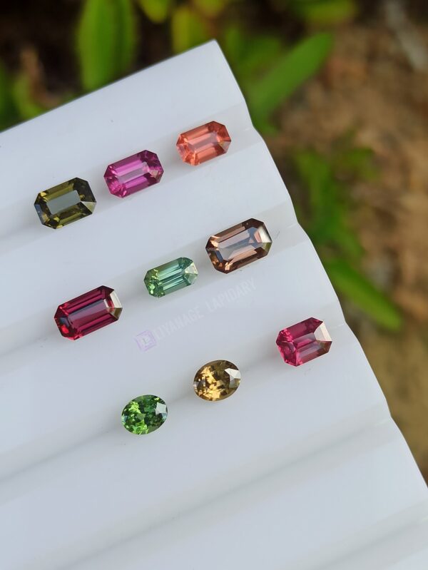 Ceylon Natural Garnet, Zircon, and Chrysoberyl Stones