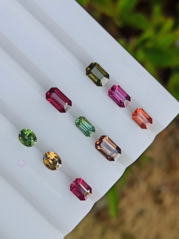 Ceylon Natural Garnet, Zircon, and Chrysoberyl Stones