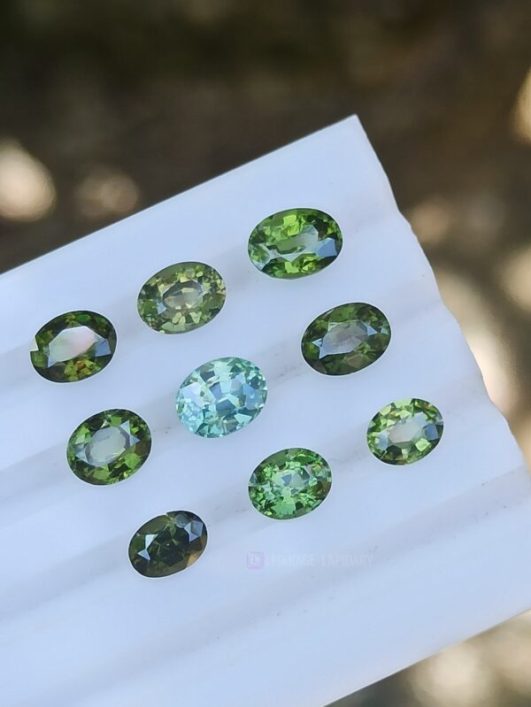 Ceylon Natural Green Zircon Stones