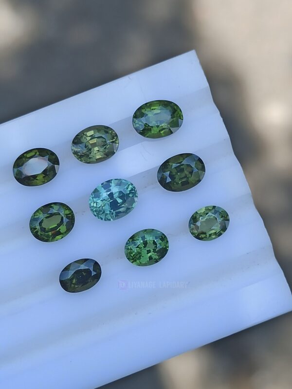 Ceylon Natural Green Zircon Stones