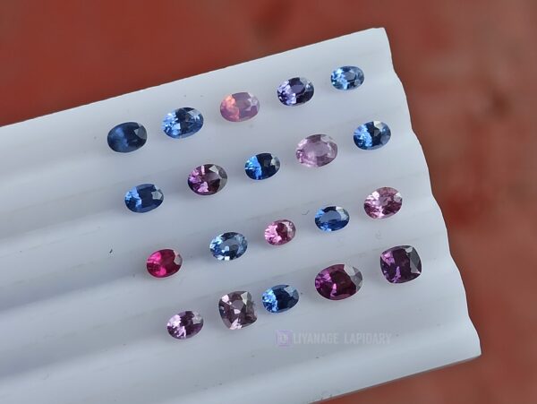 Ceylon Natural Multicolored Sapphire