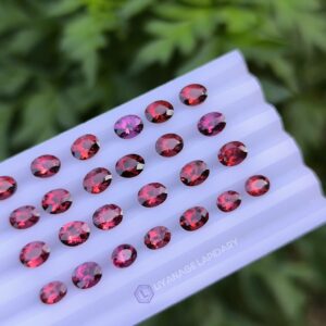 Ceylon Natural Pink & Red Garnet Collection