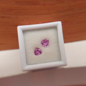 Ceylon Natural Pink Sapphire Pair