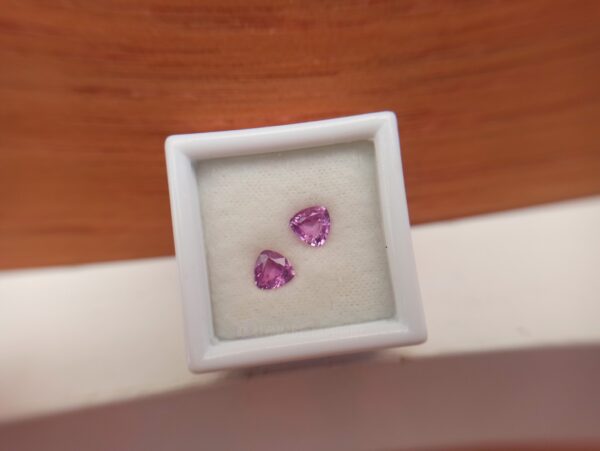 Ceylon Natural Pink Sapphire Pair