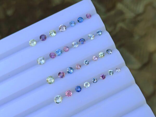 Ceylon Natural Sapphire Round Gems