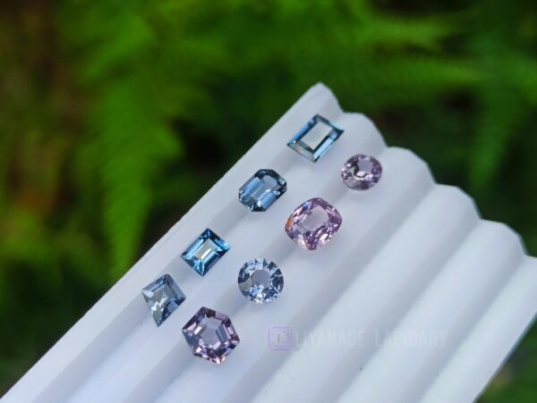 Ceylon Natural Spinel Faceted Stones Collection