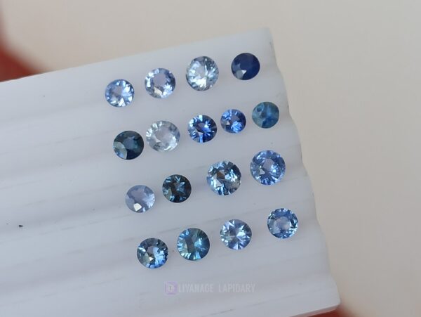 Ceylon's Blue Sapphire Rounds