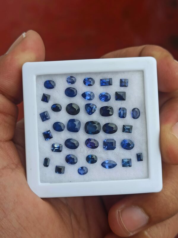 Faceted Blue Sapphire Collection