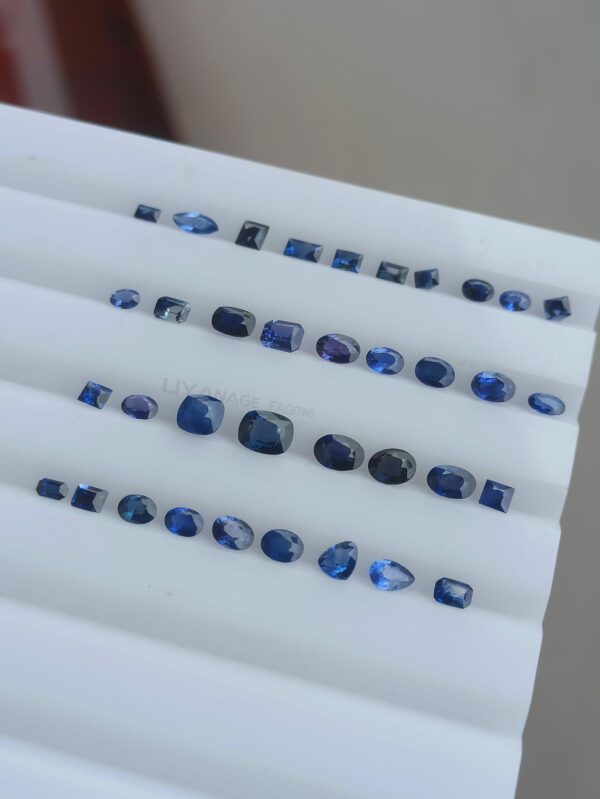 Faceted Blue Sapphire Collection