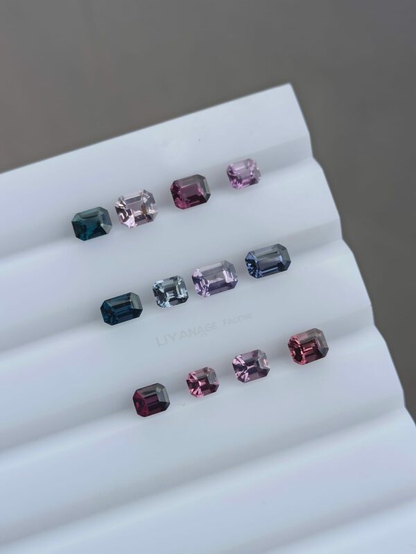 Faceted Natural Spinel Octagon shape