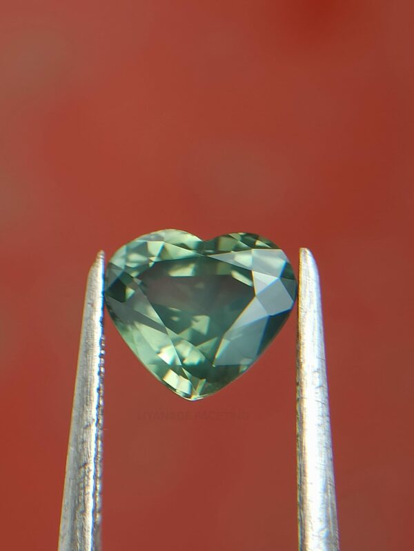 Green Sapphire Heart