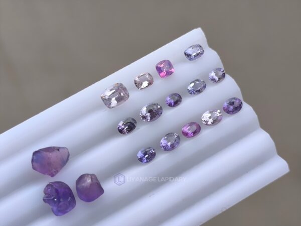 Natural Faceted Cushion & Oval Sapphire Collection