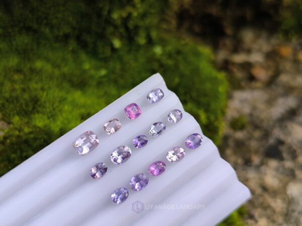 Natural Faceted Cushion & Oval Sapphire Collection