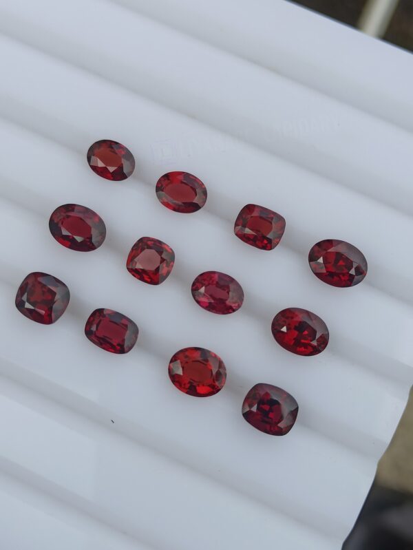 Natural Garnet Faceted Oval & Cushion Collection