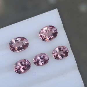 Natural Orangy Pink Zircon Stones