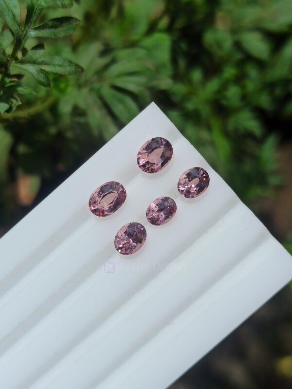 Natural Orangy Pink Zircon Stones