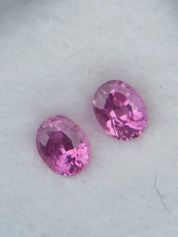 Natural Pink Sapphire Pair