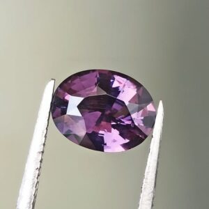 Natural Purple Spinel Oval Stone