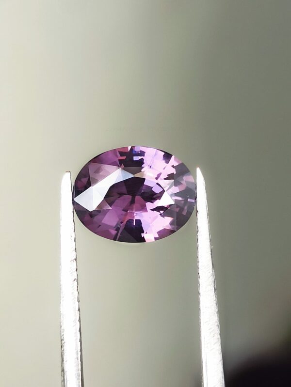 Natural Purple Spinel Oval Stone