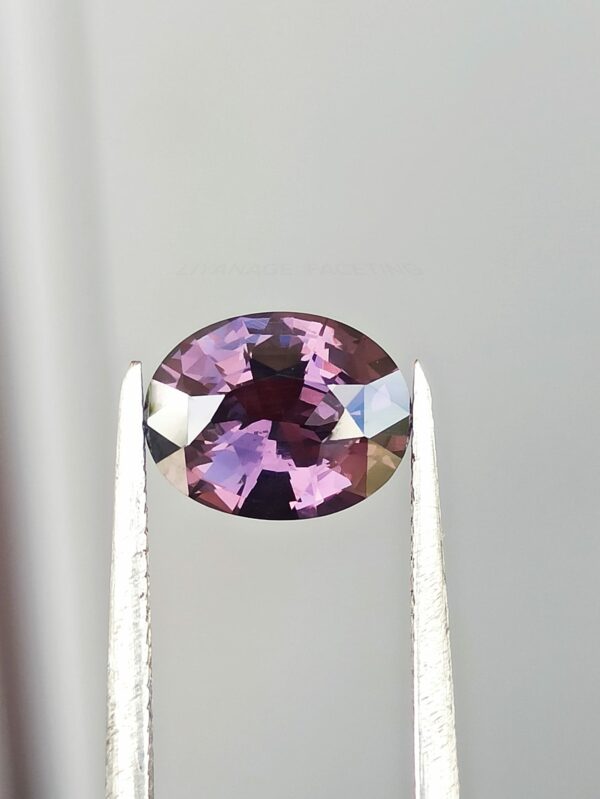 Natural Purple Spinel Oval Stone