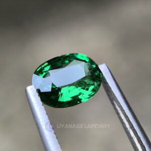 Natural Tsavorite Garnet Oval Mixed Cut Gemstone