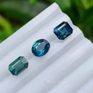 Teal & Green Sapphire Triplet