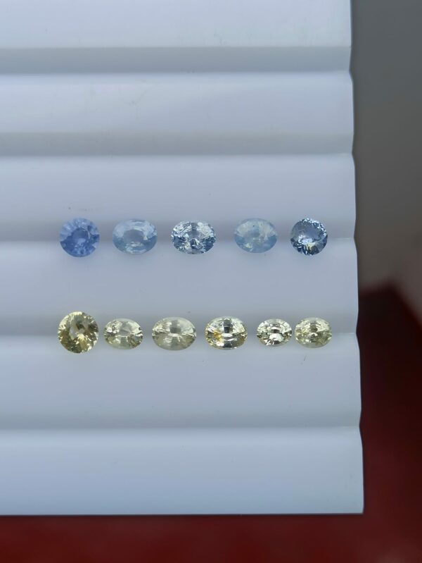 Unheated Sapphire Faceted Stones