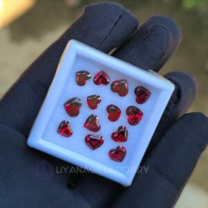 Heart Shape Garnet Collection