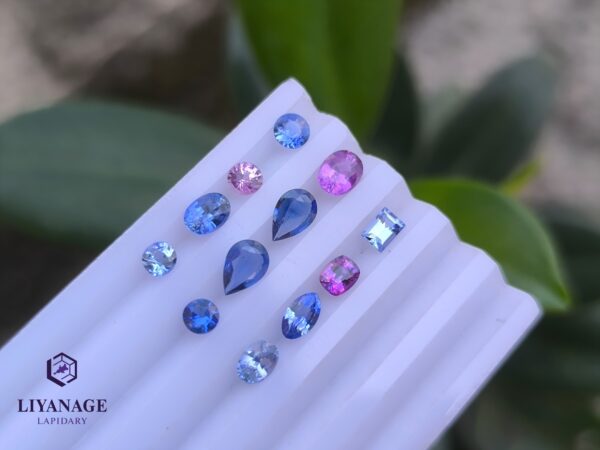 Natural Blue Sapphire & Pink Sapphire Collection