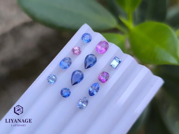 Natural Blue Sapphire & Pink Sapphire Collection