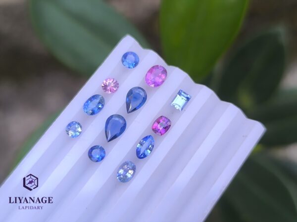 Natural Blue Sapphire & Pink Sapphire Collection