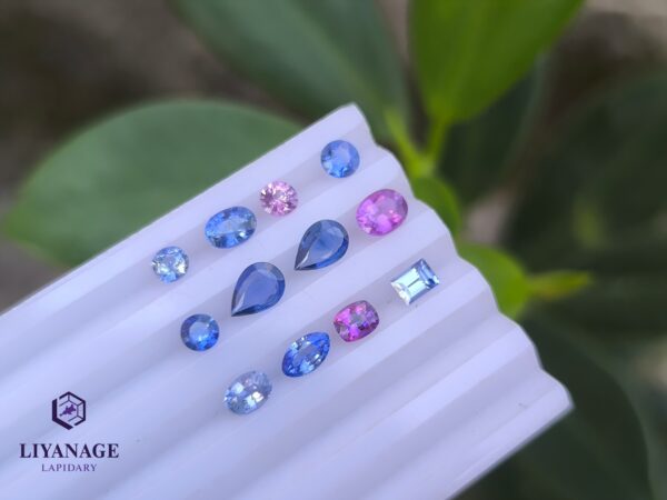 Natural Blue Sapphire & Pink Sapphire Collection