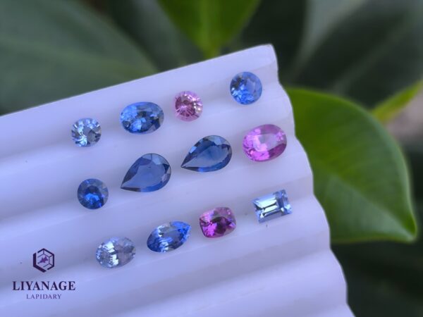 Natural Blue Sapphire & Pink Sapphire Collection