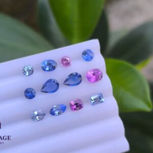 Natural Blue Sapphire & Pink Sapphire Collection