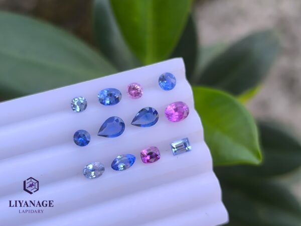 Natural Blue Sapphire & Pink Sapphire Collection