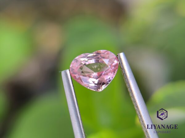 Ceylon Natural Padparadscha Sapphire Heart