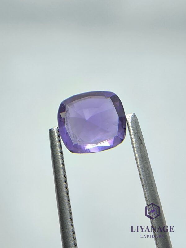 Ceylon Purple Sapphire Cushion Shape Gemstone - Image 6