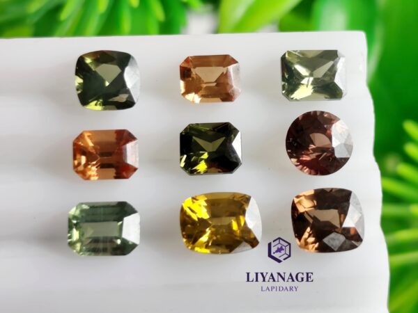 Ceylon Natural Faceted Zircon Collection - Image 2