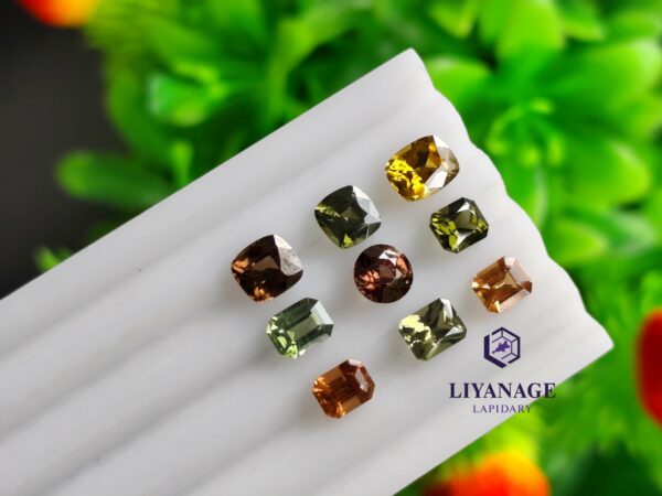 Ceylon Natural Faceted Zircon Collection - Image 4