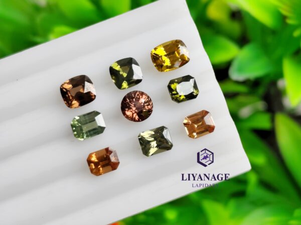 Ceylon Natural Faceted Zircon Collection - Image 5