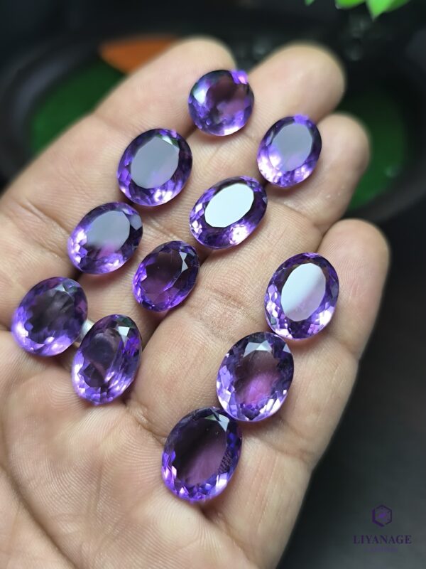 Natural Amethyst Oval Collection