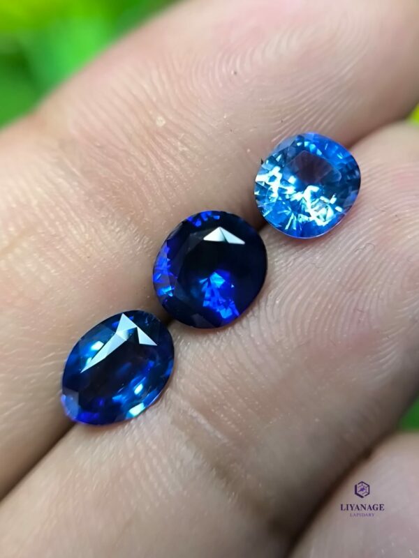 Ceylon blue sapphires
